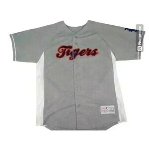 Detroit Tigers Prince Fielder MLB Genuine Merchandise Jersey Gray Button medium